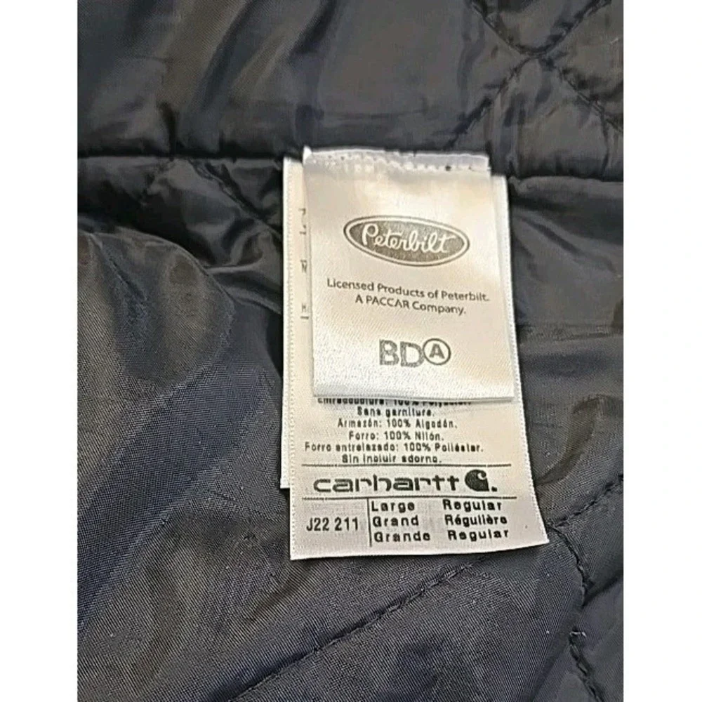 Carhartt‎ Peterbuilt Jacket Men L Brown Trucker Skater Y2K Western Ranch